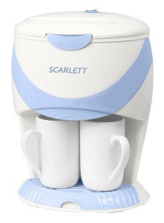 Кофеварка Scarlett SC1032 белый