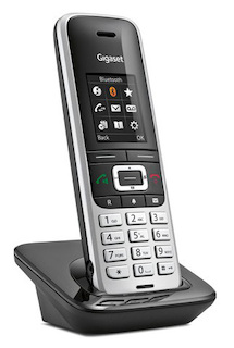 Трубка доп. Dect Gigaset S850HX серебристый для S850