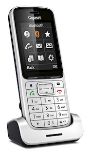 Трубка доп. Dect Gigaset SL450HX серебристый для SL450 SYS