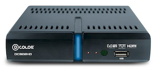 Ресивер DVB-T2 D-Color DC902HD черный