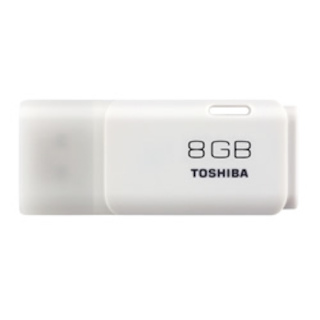 Флеш Диск Toshiba 8Gb Hayabusa U202 THN-U202W0080E4 USB2.0 белый