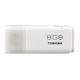 Флеш Диск Toshiba 8Gb Hayabusa U202 THN-U202W0080E4 USB2.0 белый