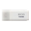 Флеш Диск Toshiba 8Gb Hayabusa U202 THN-U202W0080E4 USB2.0 белый