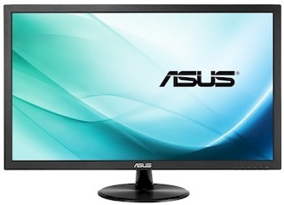 Монитор Asus 21.5" VP228TE черный TN+film LED 16:9 DVI M/M матовая 200cd 1920x1080 D-Sub FHD 3.5кг