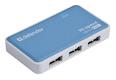 Концентратор USB2 DEFENDER 4PORT QUADRO POWER 83503