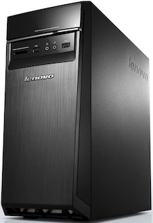 ПК Lenovo H50-05 MT A6 7310/4Gb/1Tb/DVDRW/CR/Windows 10 Home 64/черный/серебристый