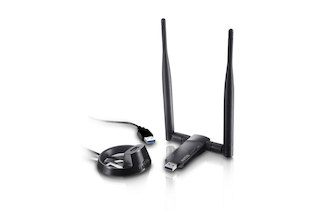 Wi-Fi адаптер NETIS 1200MBPS USB DUAL BAND WF2190  AC1200 Беспроводной двухдиапазонный USB-адаптер , 867 Мбит/с на 5 ГГц + 300 Мбит/с на 2,4 ГГц, 802