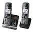 Р/Телефон Dect Panasonic KX-TG6722RUB черный (труб. в компл.:2шт) автооветчик АОН