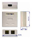 Розетка TWT (TWT-SM2-4512-WH) настенная 1 порт RJ-45 категории 5е и 1 порт RJ-12