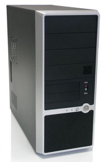 Корпус Foxconn TSAA-460 black 400W ATX  USB Audio Mic Fan AirDuct
