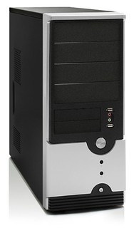 Корпус Foxconn TSAA-614 black 450W ATX USB Audio Mic Fan AirDuct