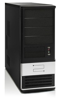 Корпус Foxconn TSAA-700 black 450W ATX USB Audio Mic Fan AirDuct