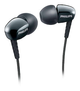 Наушники вкладыши Philips SHE3900BK/51 1.2м черный проводные
