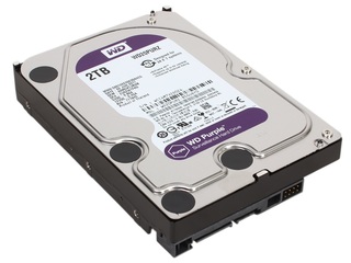 Жесткий диск WD SATA-III 2Tb WD20PURZ Purple 64Mb 3.5"