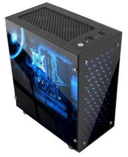 Корпус Formula FA-703B черный 450W mATX 6x120mm 2xUSB2.0 1xUSB3.0 audio CR bott PS