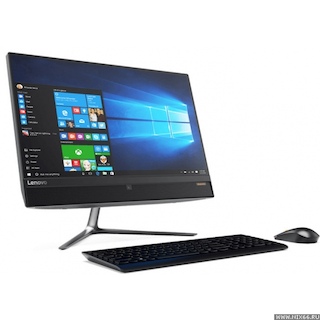Моноблок Lenovo IdeaCentre 510-22ISH 21.5" Full HD i3 7100T (3.4), 4Gb, 1Tb 7.2k, HDG630, DVDRW, DOS, GbitEth, WiFi, BT, клавиатура, мышь черный