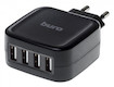Сетевое з/у Buro Smart 5A 4 USB black (TJ-286B)