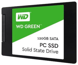 Накопитель SSD SATA 120GB WD Green TLC WDS120G2G0A