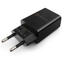Сетевое з/у Gembird 3A USB QC 3.0 black (MP3A-PC-17)