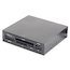 Картридер внутренний 3,5" Gembird FDI2-ALLIN1-02-B , черный, USB2.0+6 разъемов