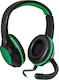 Гарнитура Defender G-200 Warhead Black/Green Gaming (64119)