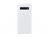 Чехол для Samsung Galaxy S10+ LED Back Cover белый Samsung EF-KG975CWEGWW (накладка)