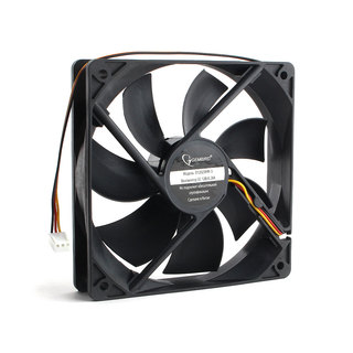 Вентилятор Gembird D12025HM-3, 120x120x25, гидродинамический, 3 pin, провод 30 см