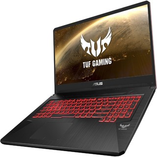 Ноутбук Asus TUF FX705DY-AU042T AMD Ryzen 5-3550H/8Gb/1256GB HDD+SSD/AMD Radeon RX560X 4Gb/17.3"/FHD 60Hz (1920x1080)/Win10Home/Red/WiFi/BT/Cam