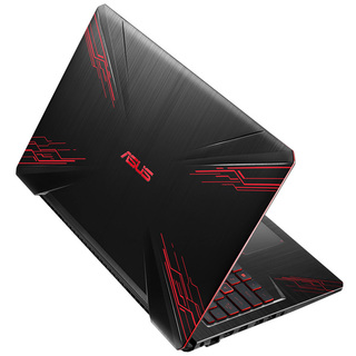 Ноутбук Asus TUF FX504GD-E41014 Intel Core i7-8750H/8Gb/1128Gb HDD+SSD/GTX 1050 2Gb/15.6"/FHD 60Hz (1920x1080)/DOS/Black-Red/WiFi/BT/Cam