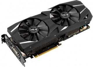 Видеокарта Asus PCI-E DUAL-RTX2060-O6G nVidia GeForce RTX 2060 6144Mb 192bit GDDR6 1365/14000 DVIx1/HDMIx2/DPx2/HDCP Ret