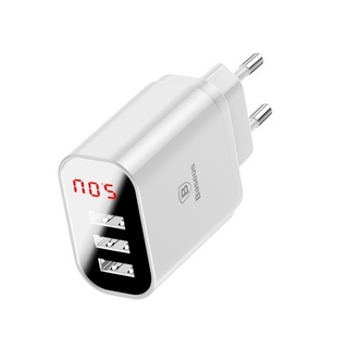 Сетевое з/у Baseus Mirror Lake 3.4A 3 usb White