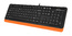 Клавиатура A4 Fstyler FK10 черный/оранжевый USB Multimedia