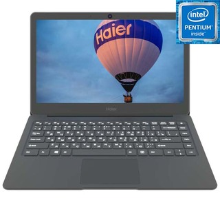 Ноутбук Haier i428 Pentium N4200/8Gb/SSD180Gb/UMA/13.3"/FHD (1920x1080)/Windows 10 Home/Dark Grey/WiFi/BT/Cam/5000mAh