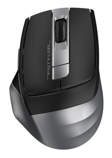 Беспроводная мышь A4 Fstyler FG35 серый/черный оптическая (2000dpi) беспроводная USB (6but)