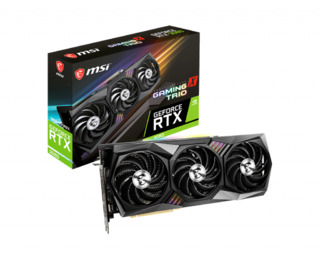 Видеокарта MSI PCI-E 4.0 RTX 3080 GAMING X TRIO 10G NV RTX3080 10240Mb 320 GDDR6X 1815/19000/HDMIx1/