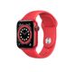 Смарт-Часы Apple Watch Series 6 44mm Red Aluminum Case with Red Sport Band (M00M3)