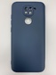 Чехол для Xiaomi Redmi Note 9 силиконовый Dark Blue Full Cover (накладка)