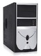 Корпус Foxconn TLM-436 black/silver 400W mATX USB audio fan AirDuct