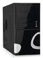 Корпус Foxconn TLM-720 black/silver 400W mATX USB Audio Mic Fan AirDuct