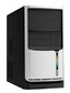 Корпус LinkWorld 437-09 black/silver C2228 w/o PSU mATX USB Audio AirDuct