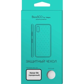 Чехол для Huawei Honor 9A силиконовый прозрачный BoraSCO (накладка)