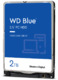 Жесткий диск WD SATA-III 2Tb WD20SPZX Blue (5400rpm) 128Mb 2.5"