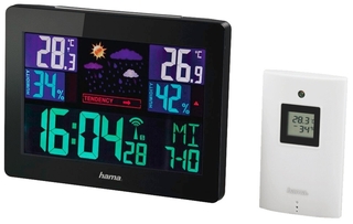 Погодная станция Hama Color EWS-1400 H-136259 черный