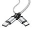 Кабель Hoco X50 Type-C/Type-C 2m 5A Gray