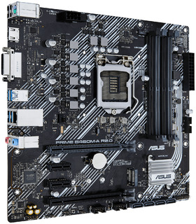 Материнская плата Asus PRIME B460M-A R2.0 Soc-1200 Intel H470 4xDDR4 mATX AC`97 8ch(7.1) GbLAN RAID+DVI+HDMI