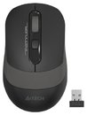 Беспроводная мышь A4 Fstyler FG10S черный/серый оптическая (2000dpi) silent USB (4but)