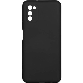 Чехол для Samsung Galaxy A03s/A035 силиконовый Black BoraSCO (накладка)