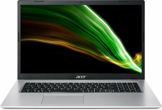 Ноутбук Acer Aspire 3 A317-53-34VM Core i3 1115G4/8Gb/SSD 256Gb/Intel UHD Graphics/17.3"/IPS/FHD (1920x1080)/Win10 Home/silver/WiFi/BT/Cam