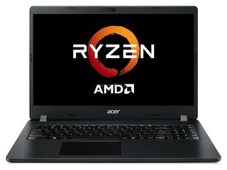 Ноутбук Acer TravelMate P2 TMP215-41-G2-R23T AMD Ryzen 7 Pro 5850U/16Gb/SSD 512Gb/ATI Radeon/15.6"/IPS/FHD (1920x1080)/Win 10 Pro/black/WiFi/BT/Cam