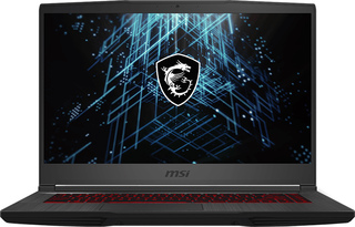 Ноутбук MSI GF63 Thin 11UC-225XRU Core i7 11800H/16Gb/SSD 512Gb/RTX 3050 4Gb/15.6"/IPS/FHD (1920x1080)/DOS/black/WiFi/BT/Cam